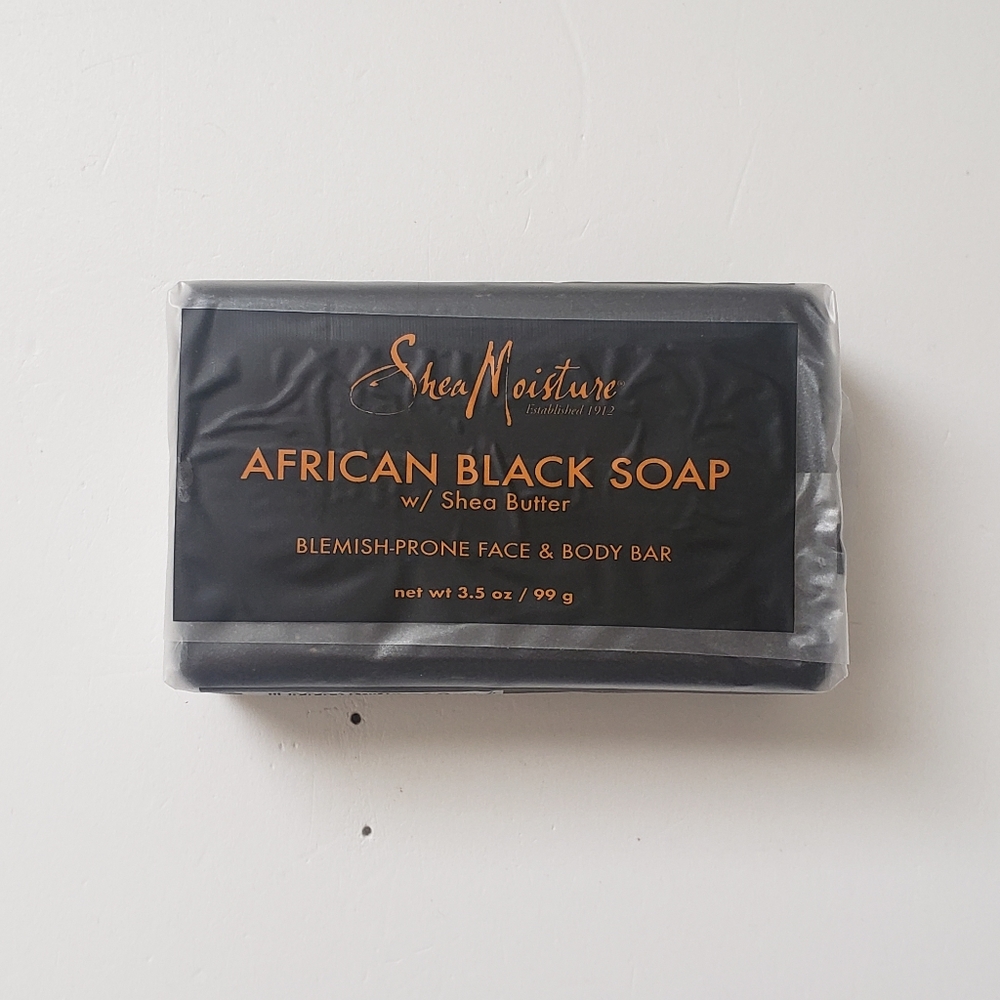 ⭐4/$15 SheaMoisture African Black Soap Shea Butter